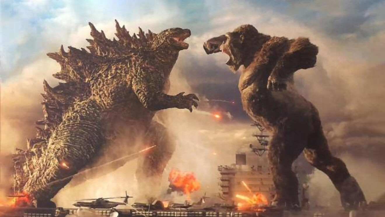 Godzilla vs Kong pelea portaviones