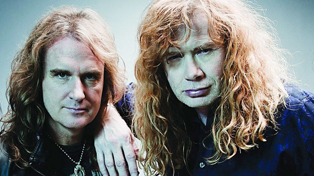 David Ellefson y DAve Mustaine de Megadeth