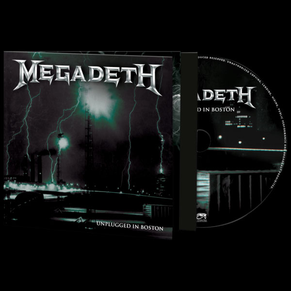 Portada del Unplugged in Boston de Megadeth