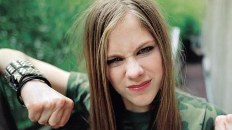 Avril Lavigne en 2002 