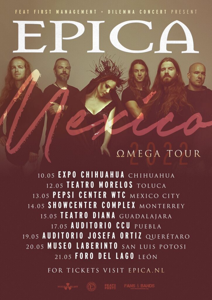 Omega Tour México de Epica 2022