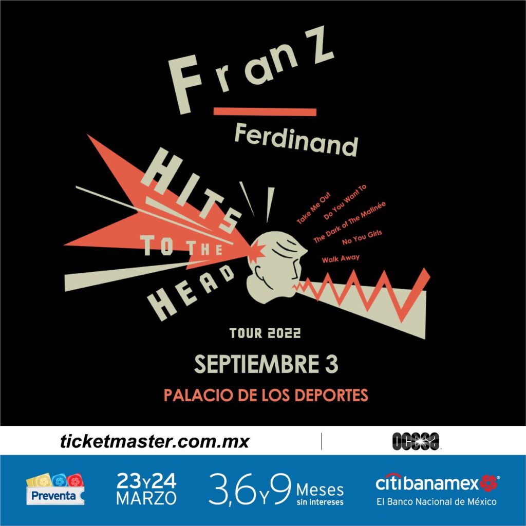 Franz Ferdinand en el Palacio de los Deportes 2022