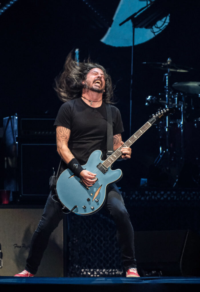 Dave Grohl, líder de Foo Fighters / Foto: Liliana Estrada (OCESA)