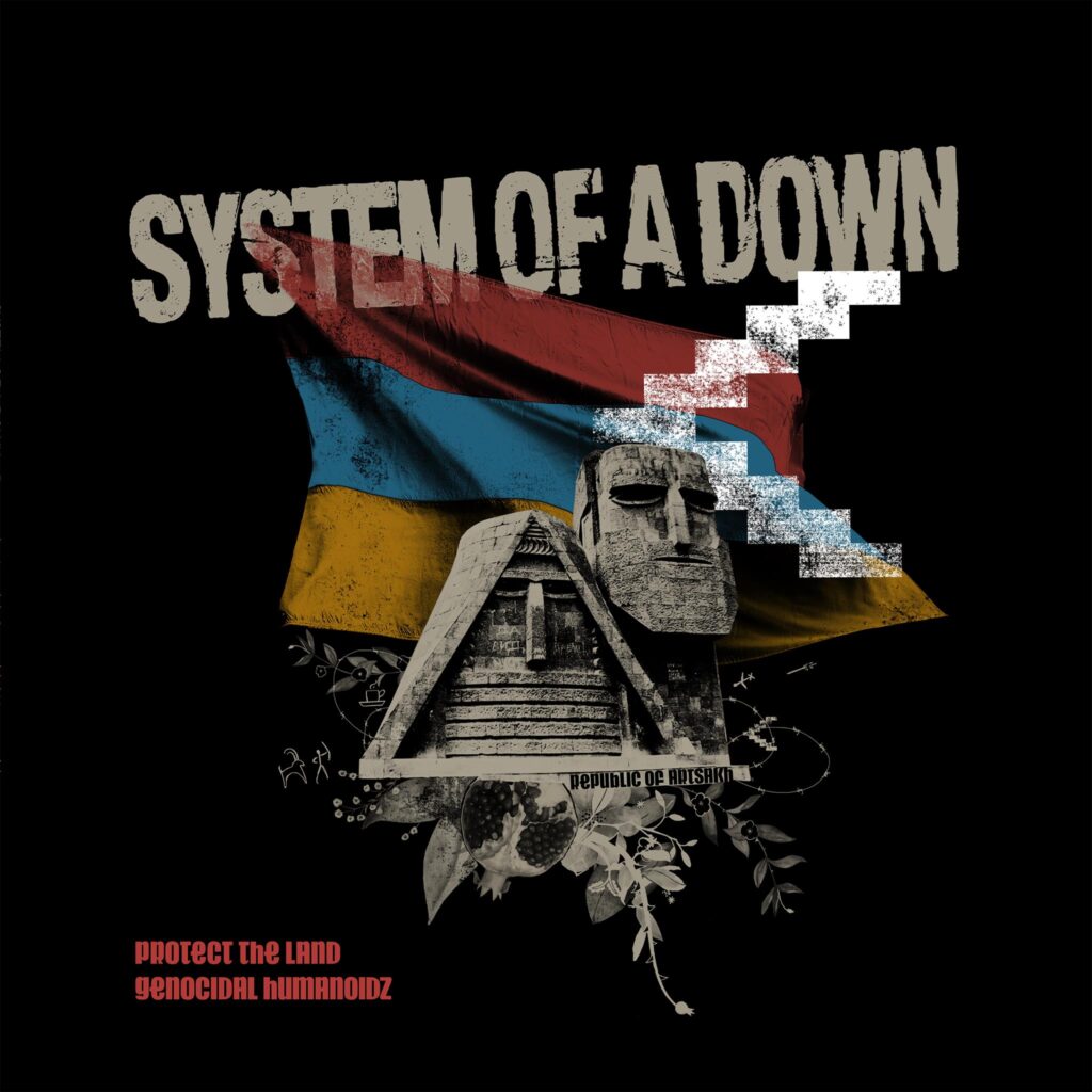 Arte de los dos sencillos que lanzó System Of A Down en 2020