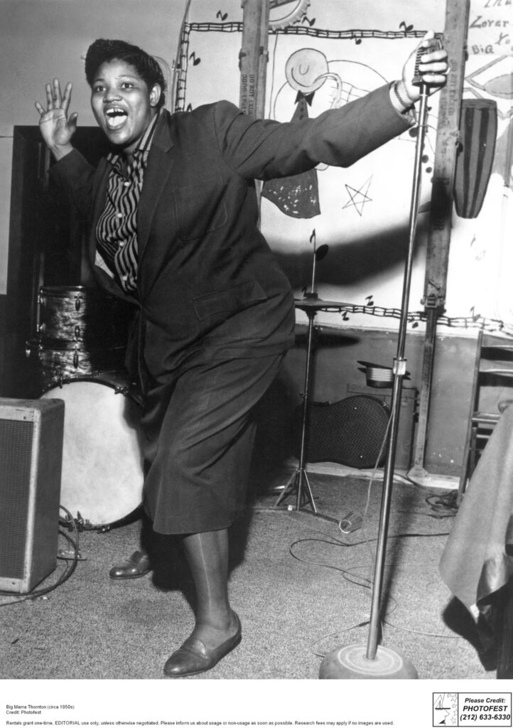  Big Mama Thornton (1925-1984), se llamaba en realidad Willie Mae Thornton