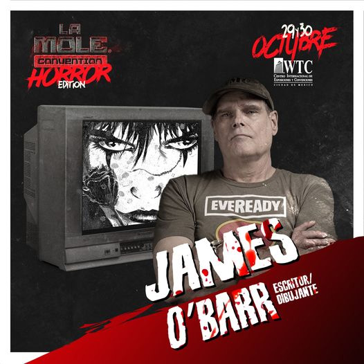 James O'Barr, escritor y dibujante, estará en La Mole Horror Edition