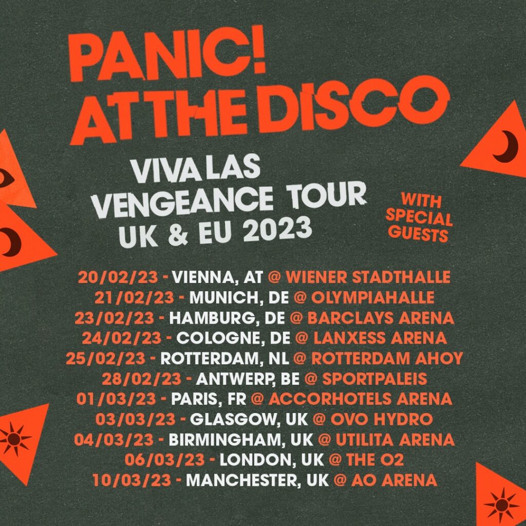 panic at the disco tour
