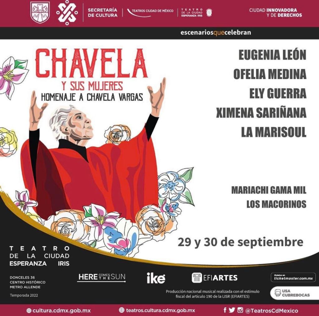 Chavela Vargas Conoce A Las Artistas Que Se Presentarán En Su Homenaje 3917