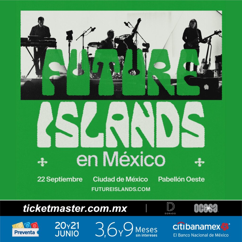 Fechas confirmadas por Future Islands en México