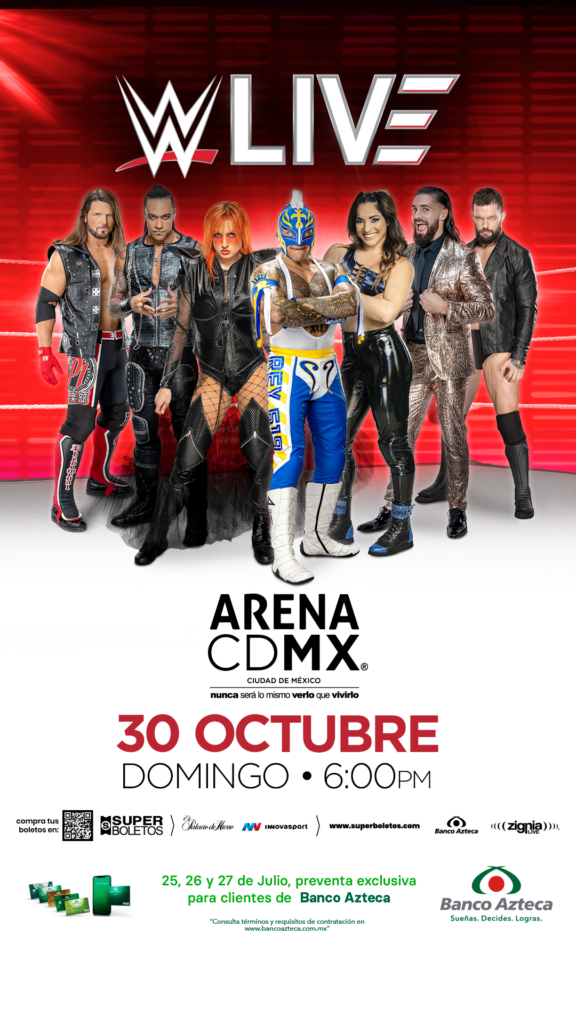 WWE regresa a México con dos fechas Monterrey y CDMX