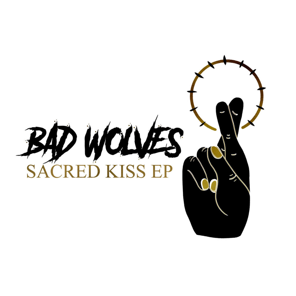 Arte del EP Sacred Kiss de Bad Wolves
