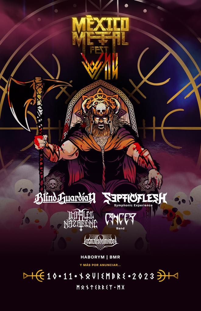 Primer anuncio del México Metal Fest VII