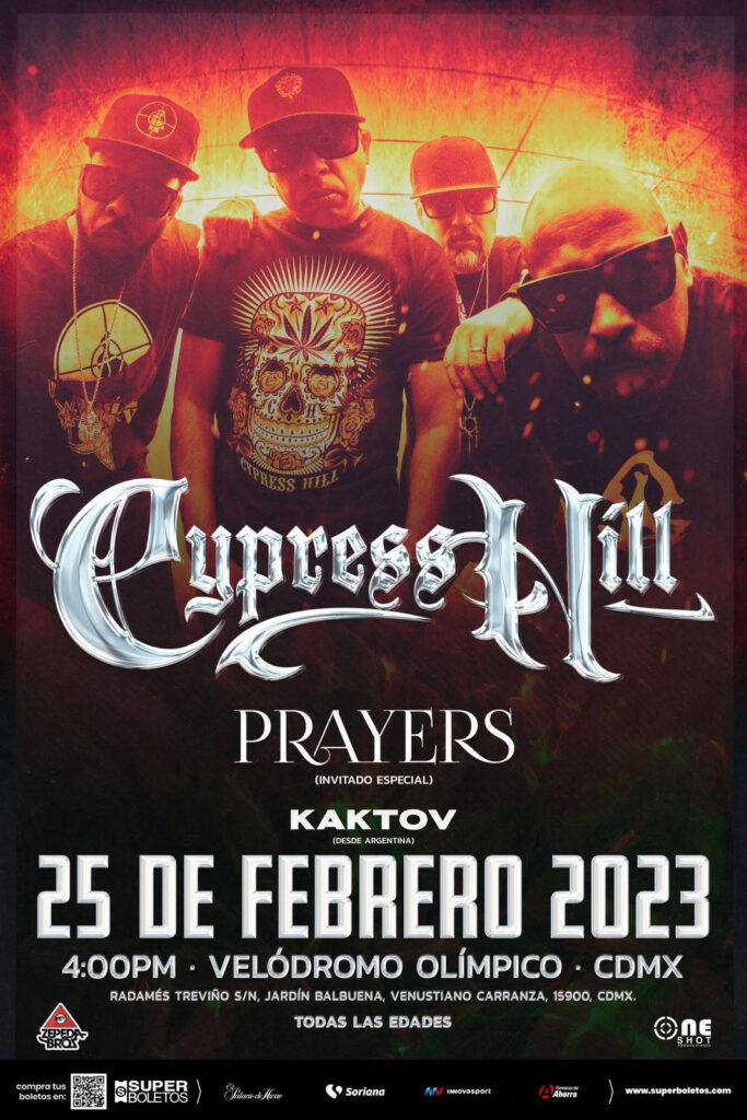 cypress hill y Prayers en México