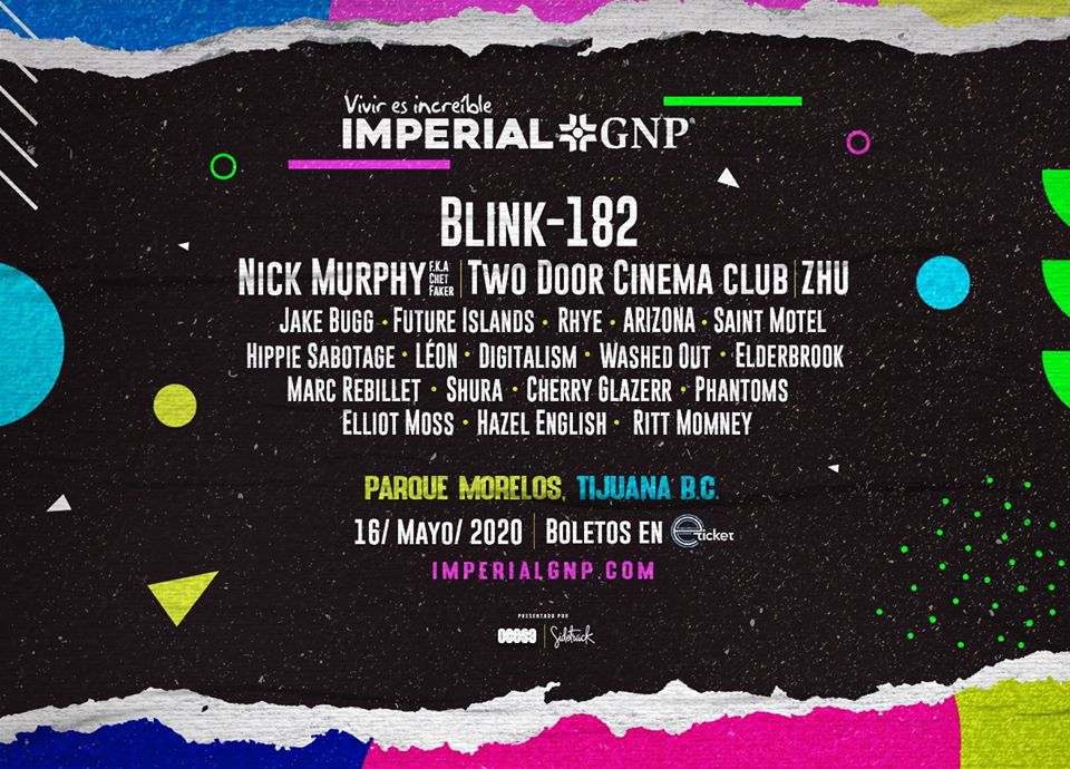 El Imperial GNP 2020 que se canceló con el regreso de Blink-182 a México en esas fechas 