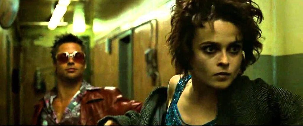Helena Bonham Carter en el papel que supuestamente hubiera sido de la esposa de Kurt Cobain / Foto: Youtube