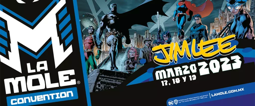 Creador de destacados personajes de comics de Marvel y DC, Jim Lee llega a La Mole Convention 2023. 