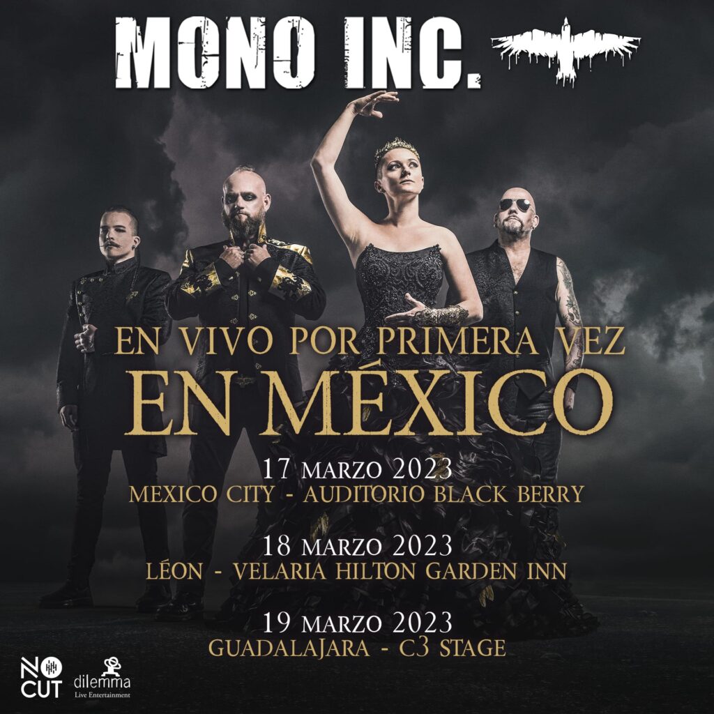 Fechas confirmadas de Mono Inc. en México