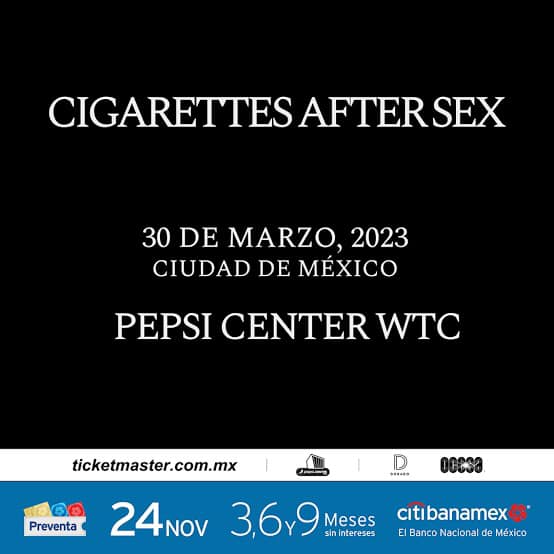 Cigarettes After Sex en el Pepsi Center