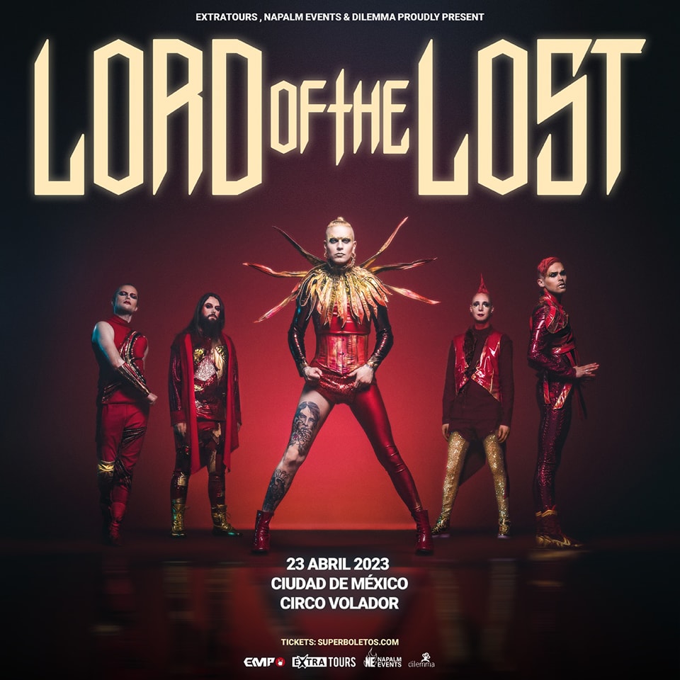 Lord Of The Lost se presentarán en el Circo Volador el 23 de abril / Foto: Dilemma