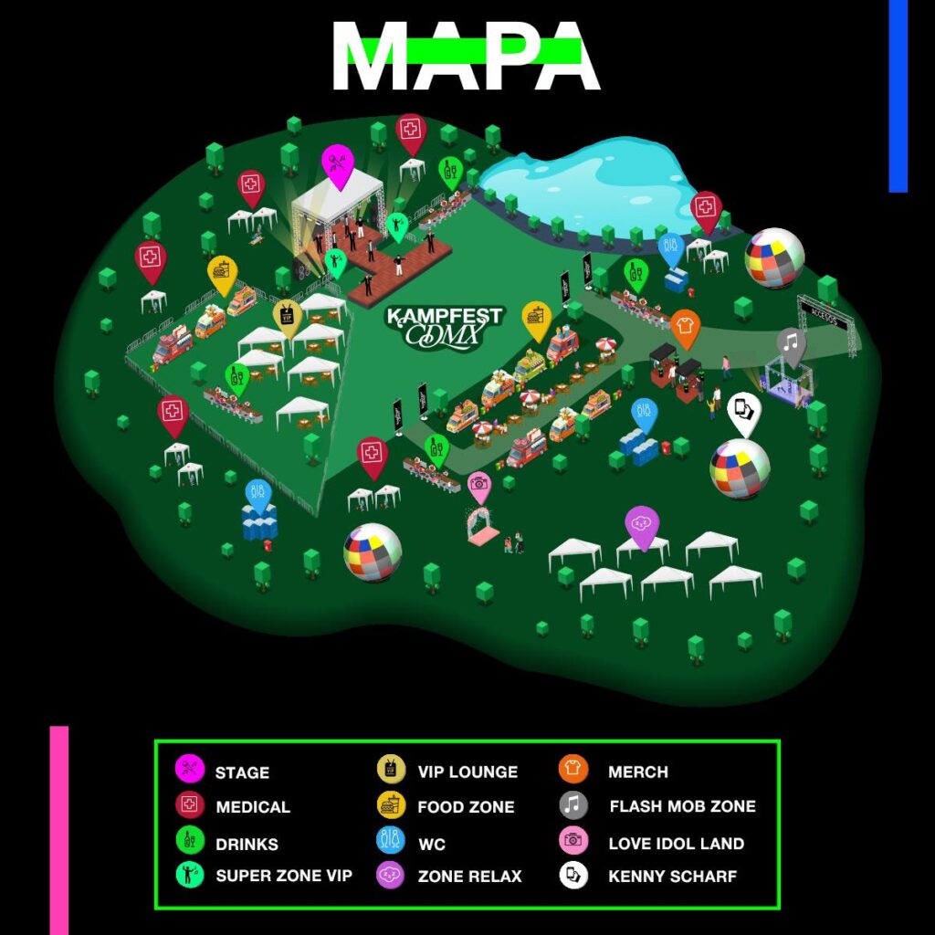 KAMP Fest 2023 Mapa