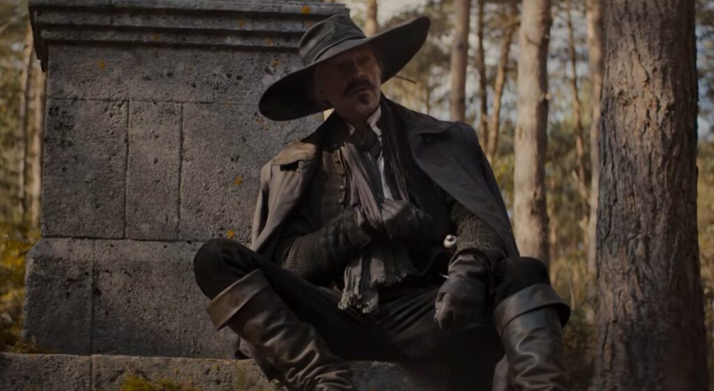 Vincent Cassel es Athos, líder de Los Tres Mosqueteros en el principio de una aventura dividida en dos partes. Foto: Zima Entertainment