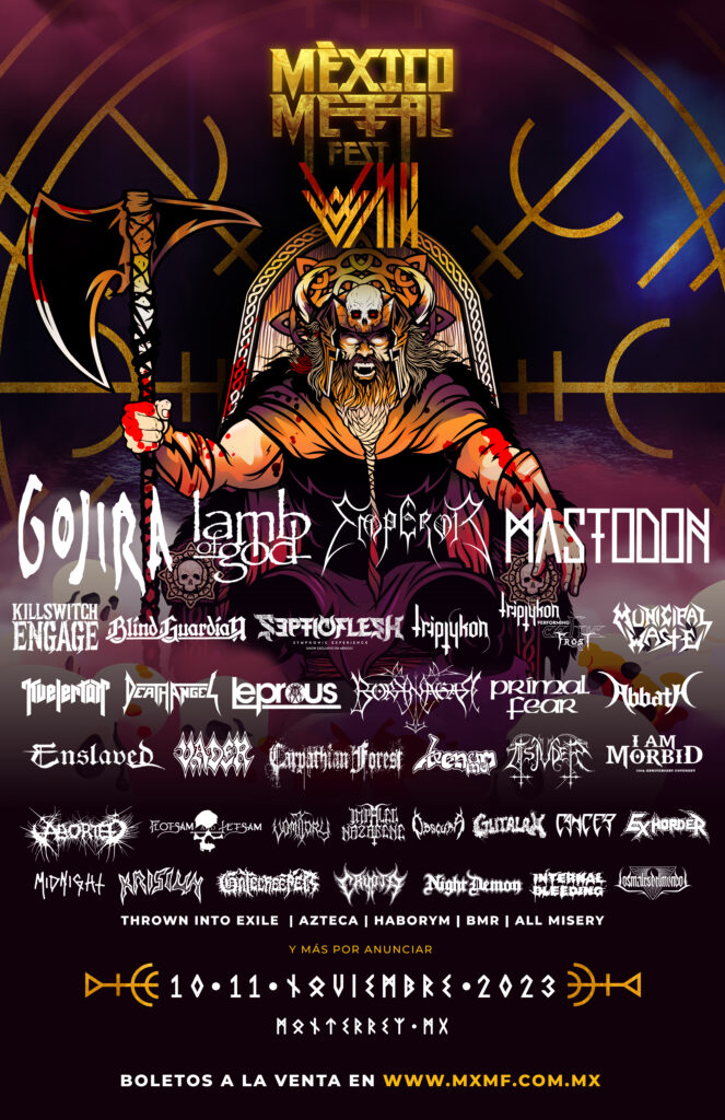 Cartel final del México Metal Fest VII