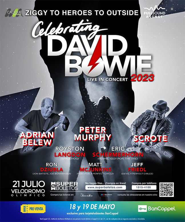 Peter Murphy rendirá homenaje a David Bowie en México