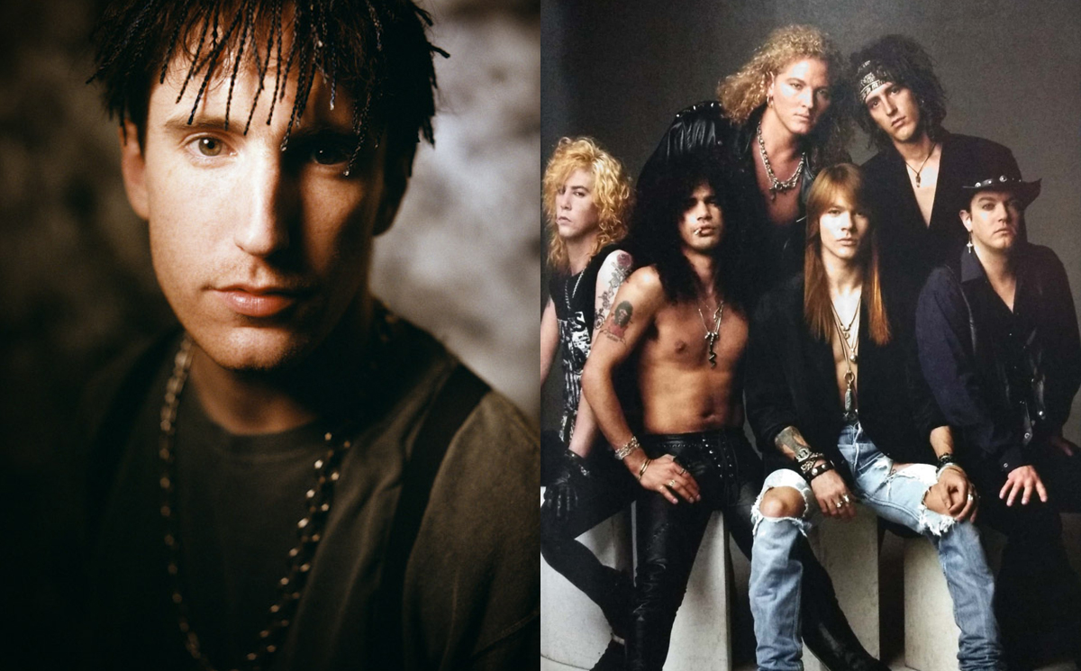 Nine Inch Nails y Guns N roses en 1991
