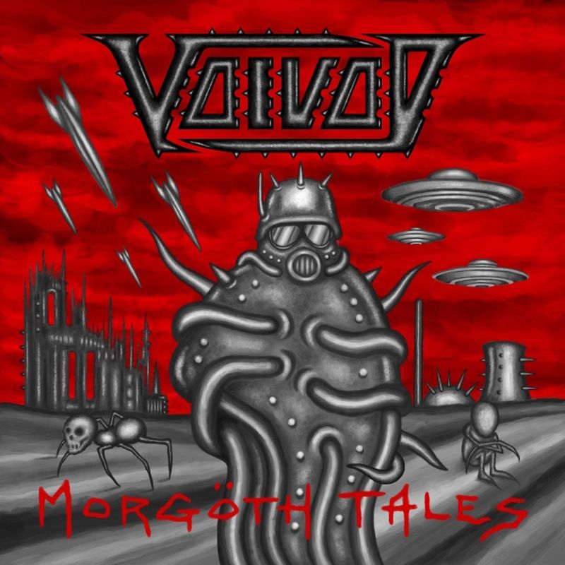 Portada hecha por 'Away' para el disco Morgöth Tales de Voivod