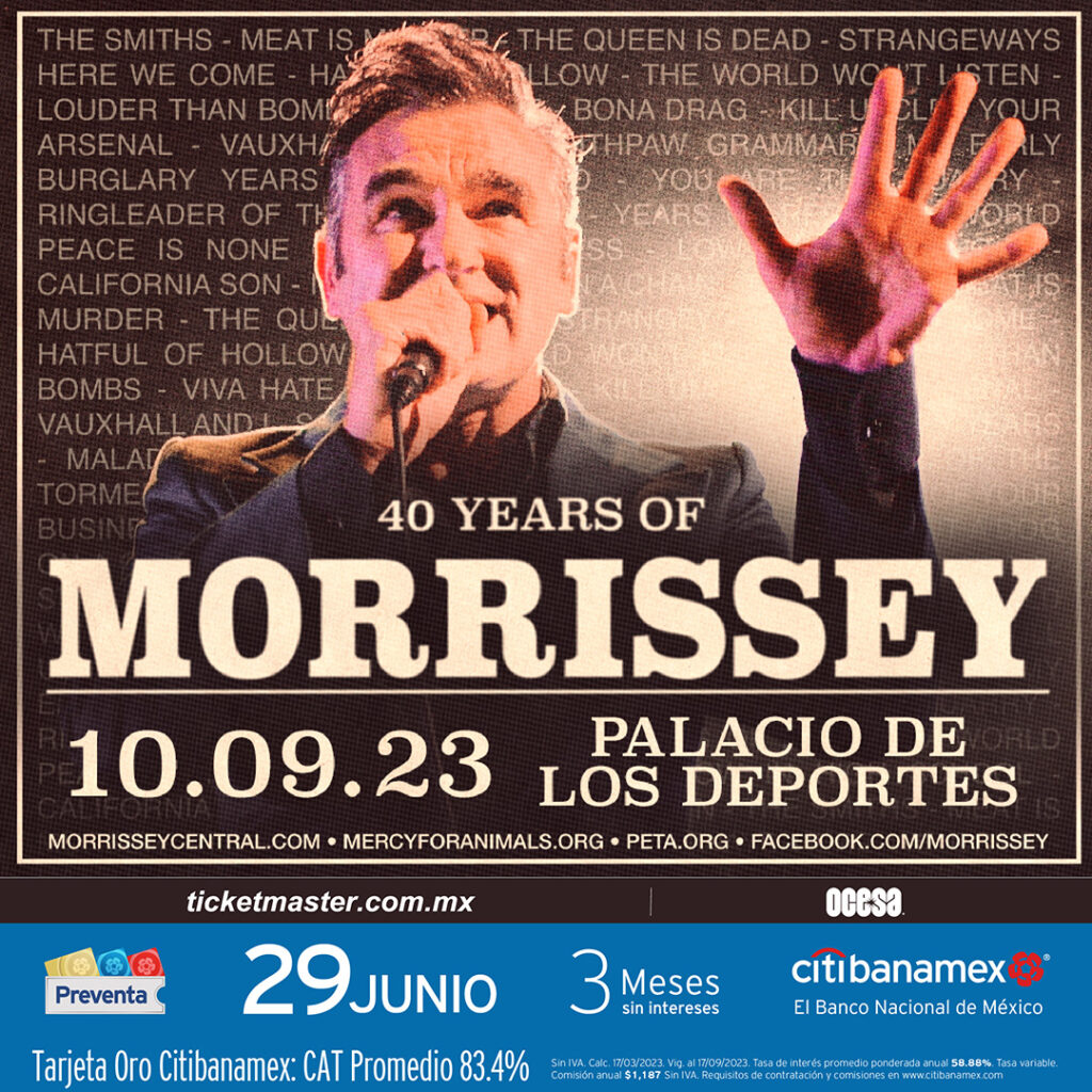 Morrissey en el Palacio de los Deportes