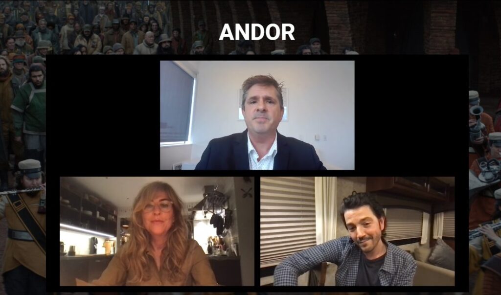 entrevista con productores de Andor