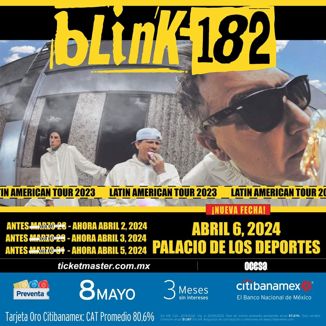 Estos son todos los conciertos de abril 2024 en México