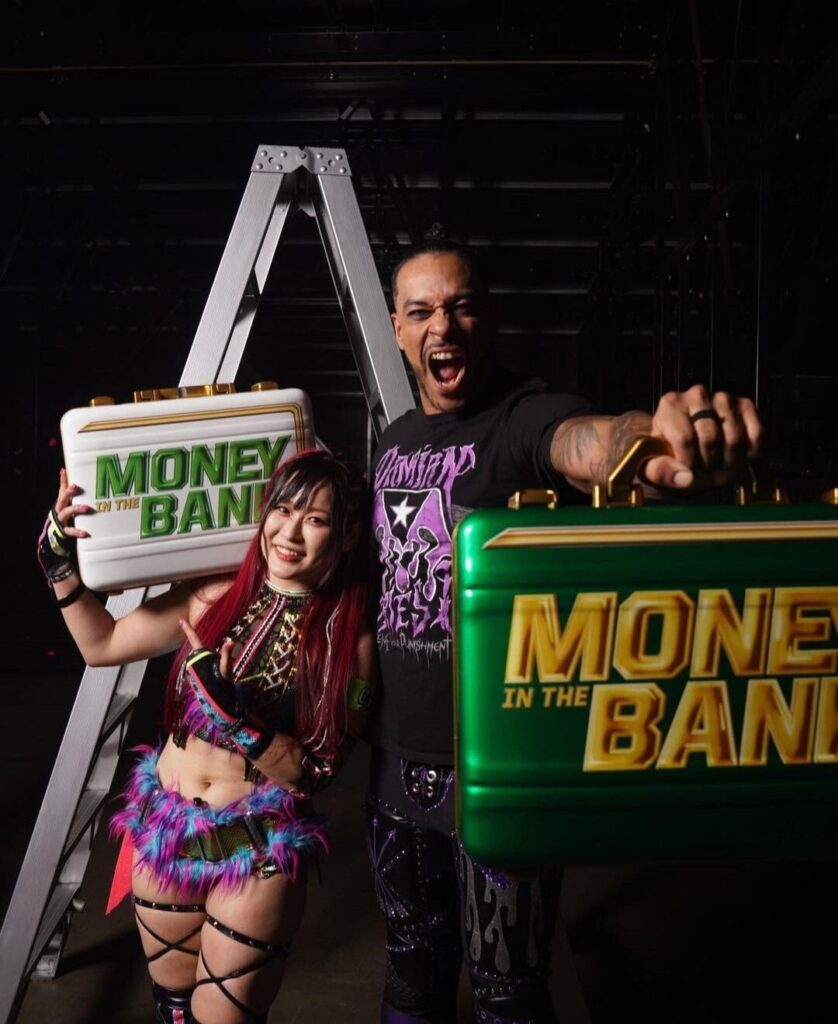 Damian Priest e Iyo Sky, son Mr. y Ms. Money In The Bank 