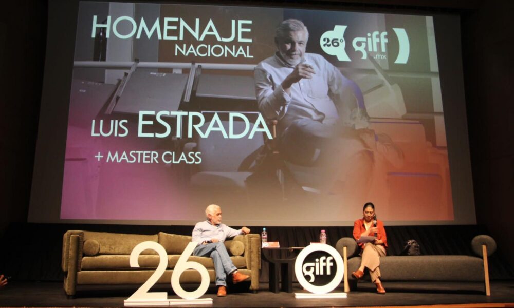 Sincero, cómodo y sin miedo a la censura. Así se mostró Luis Estrada con el público presente en el GIFF 26 durante su interesante clase magistral.