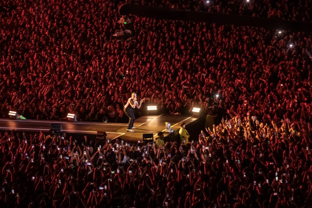 Depeche Mode desde el Foro Sol / Foto: Lulú Urdapilleta - OCESA