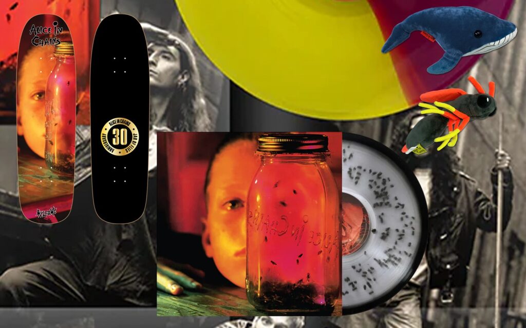 Artículos a la venta de Jar Of Flies de Alice In Chains por su 30 aniversario.