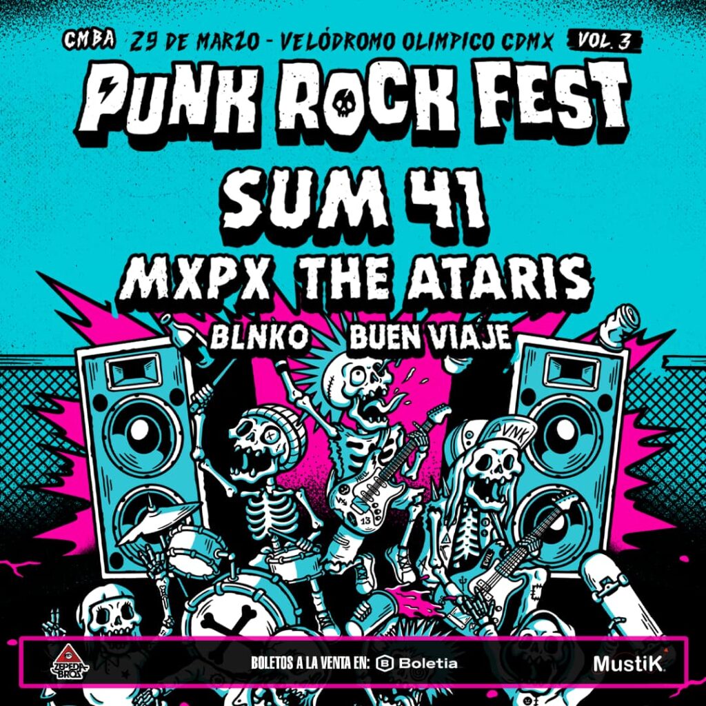 Arte del CMBA Punk Rock Fest vol. 3