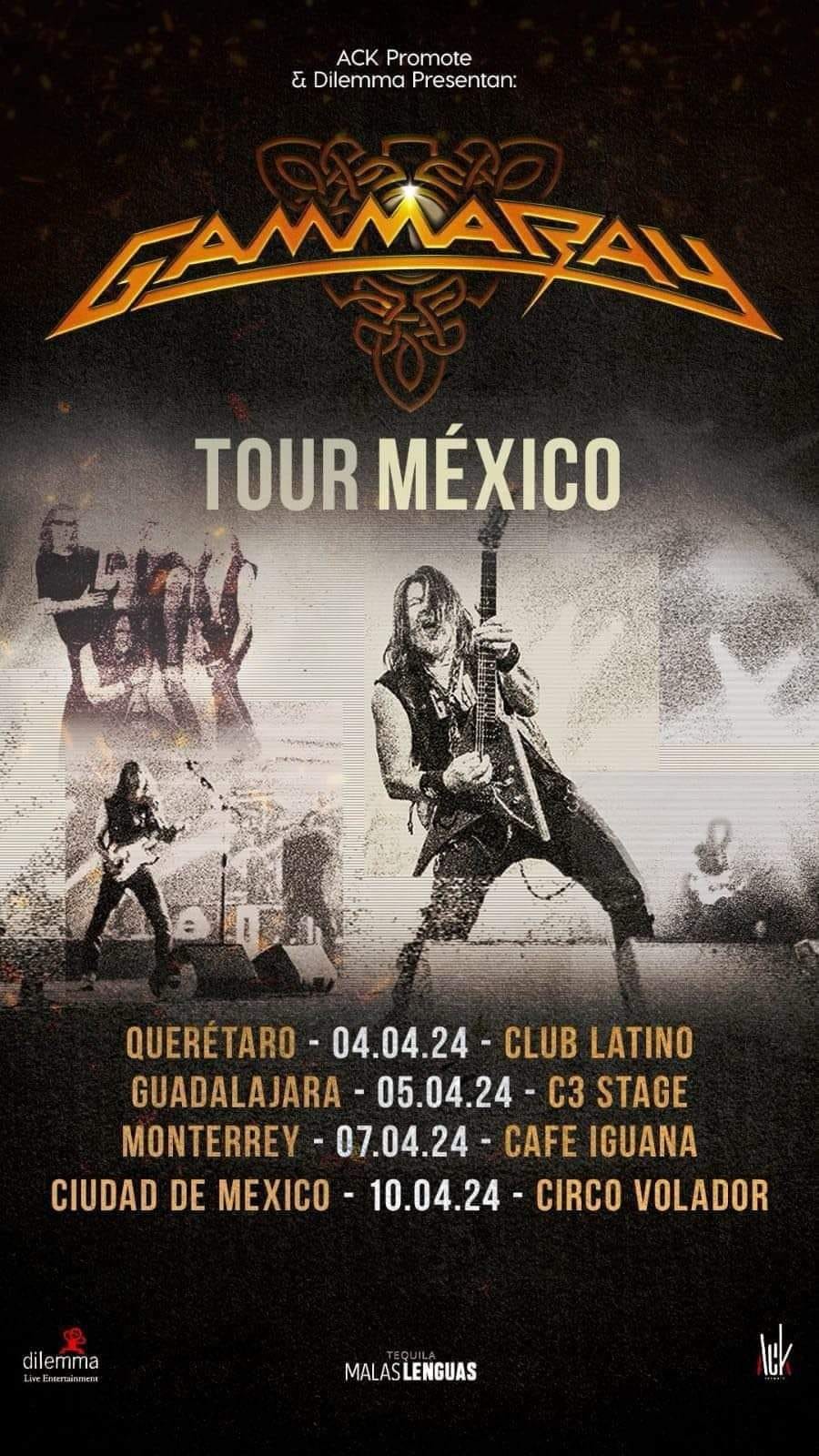 Gamma Ray llevará su power metal a Ciudad de México, Monterrey, Guadalajara y Querétaro