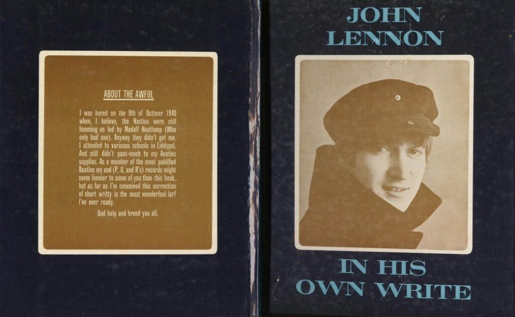 Portada del libro de John Lennon In his own write