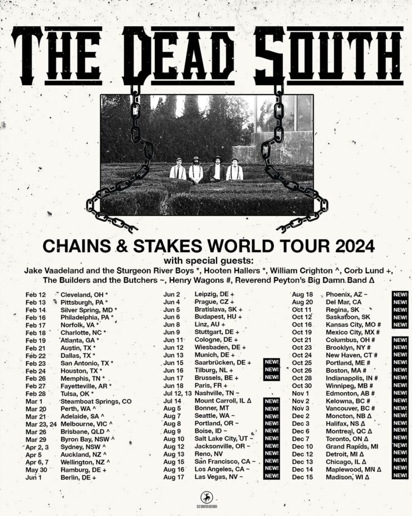 Gira mundial de The Death South para este 2024