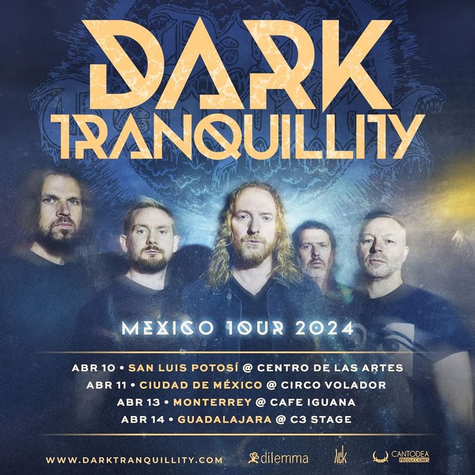 Gira de Dark Tranquility en México para 2024