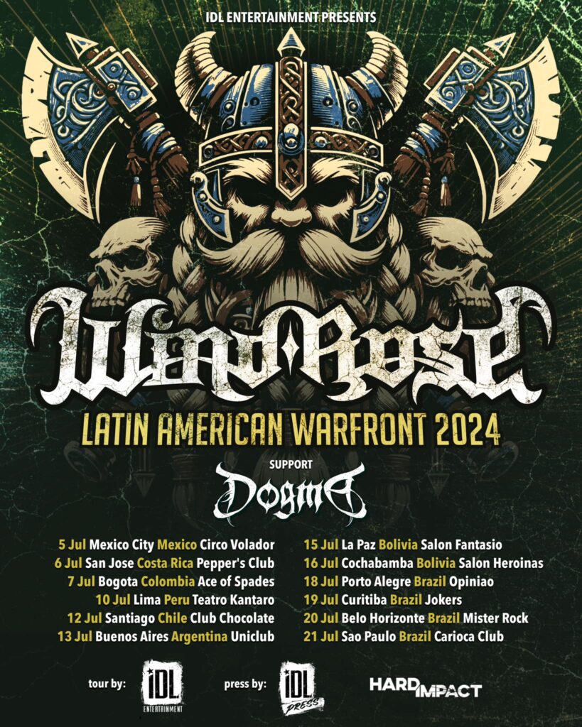 gira de wind rose y dogma por latinoamerica
