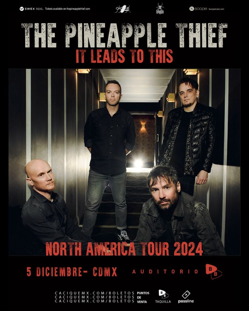 The Pineapple Thief regresa en diciembre a la CDMX