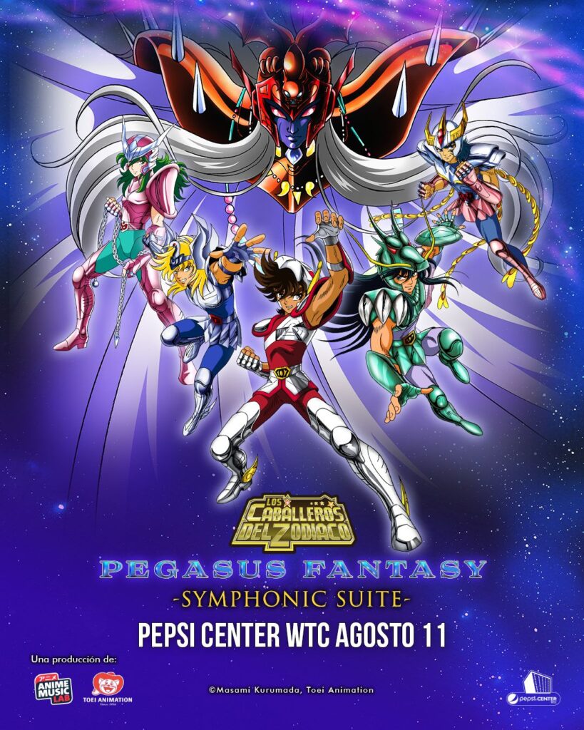 Saint Seiya Pegasus Fantasy: Symphonic Suite llegará al Pepsi Center 