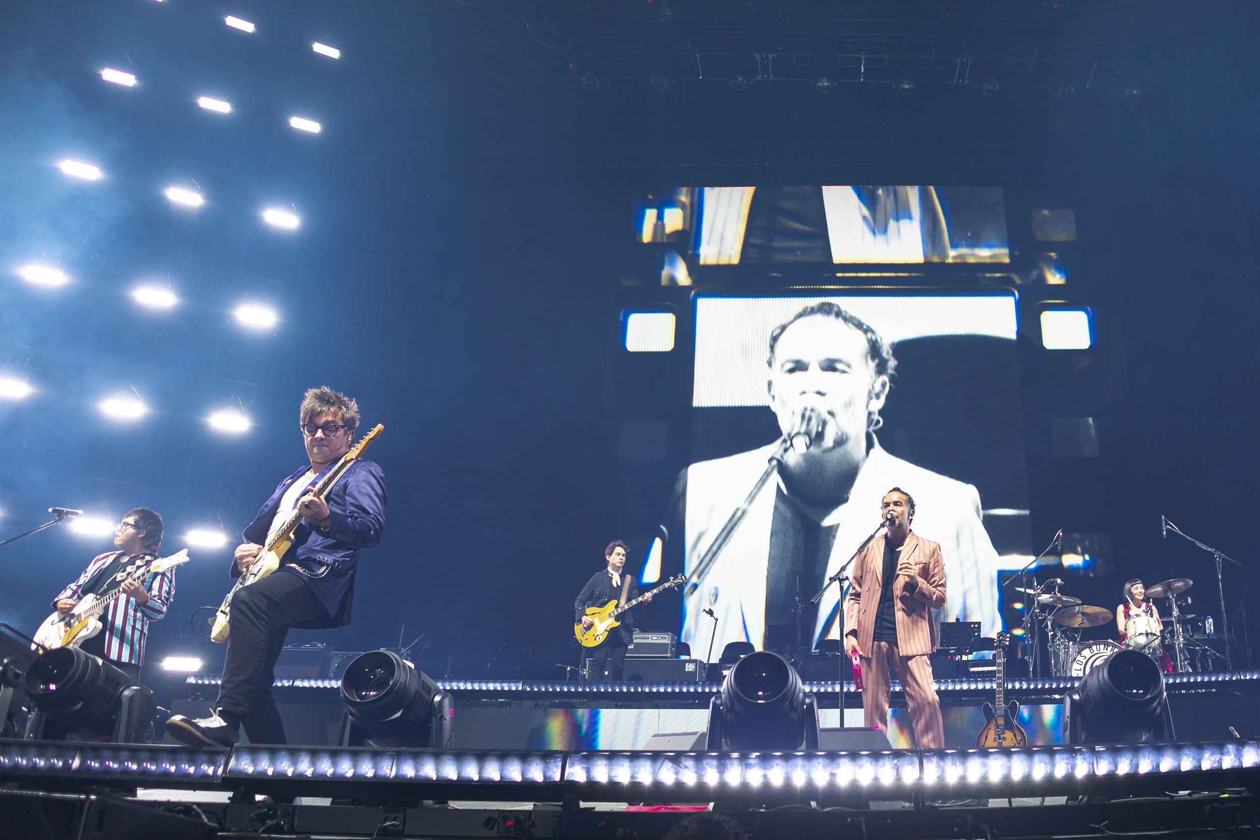 Los Bunkers desde el Palacio de los Deportes / Foto: Alfredo Alvarado