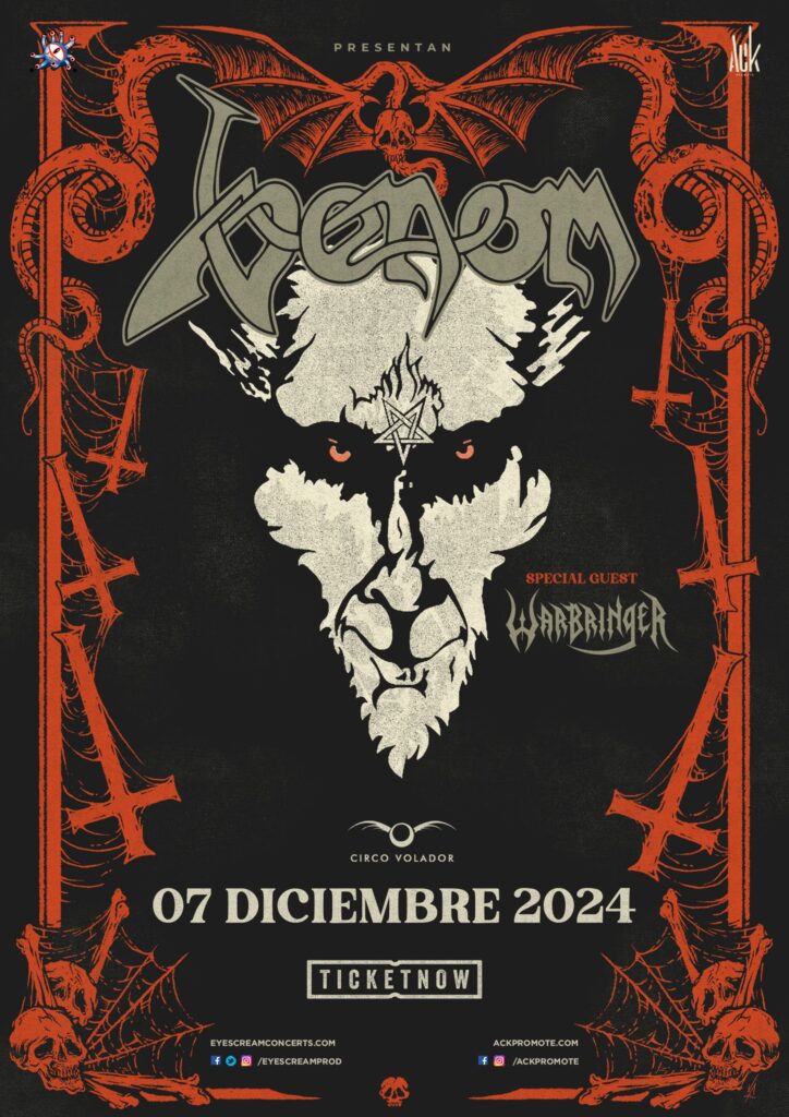 Venom y Warbringer en CDMX