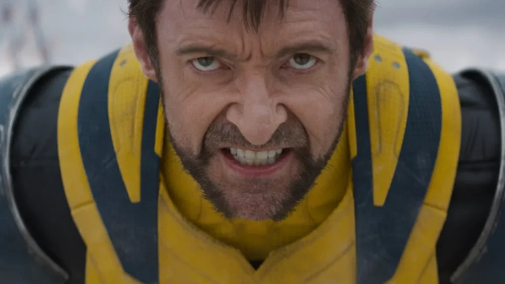 Hugh Jackman demuestra su poderío usando el traje original de Wolverine. Foto: Disney