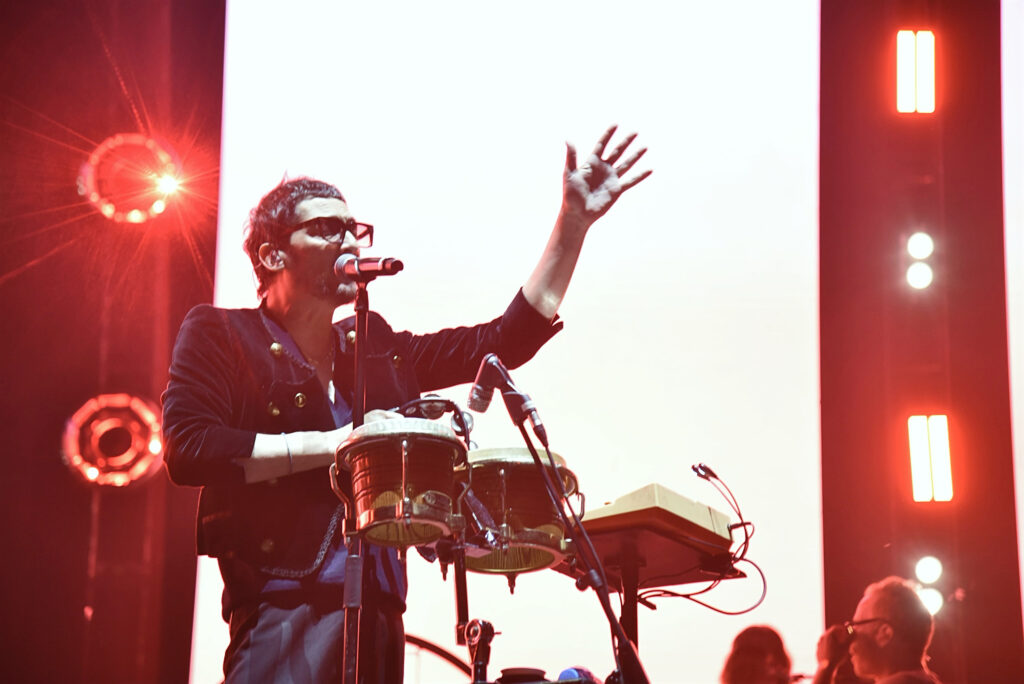 León Larregui en el Palacio de los Deportes / Foto: Selene Ortiz