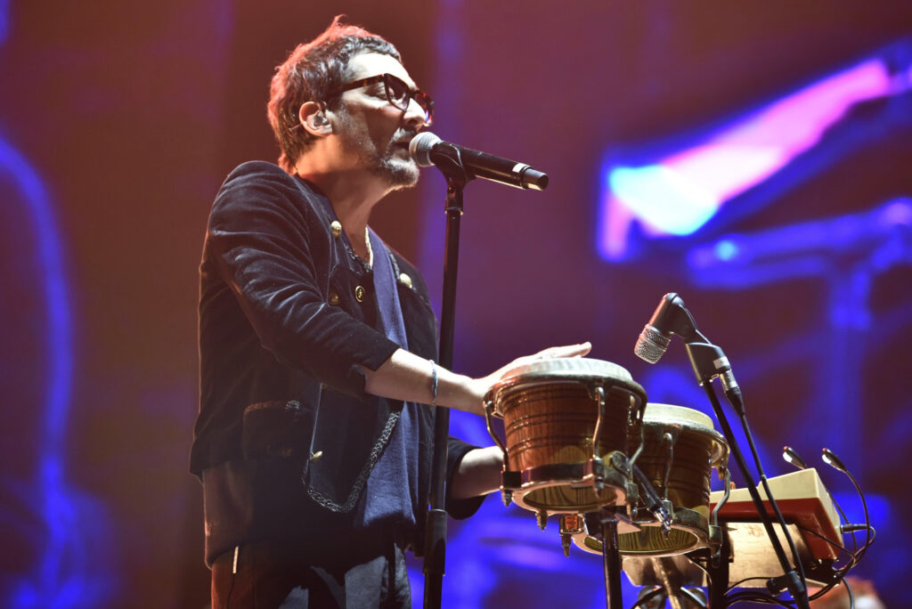 León Larregui en el Palacio de los Deportes / Foto: Selene Ortiz