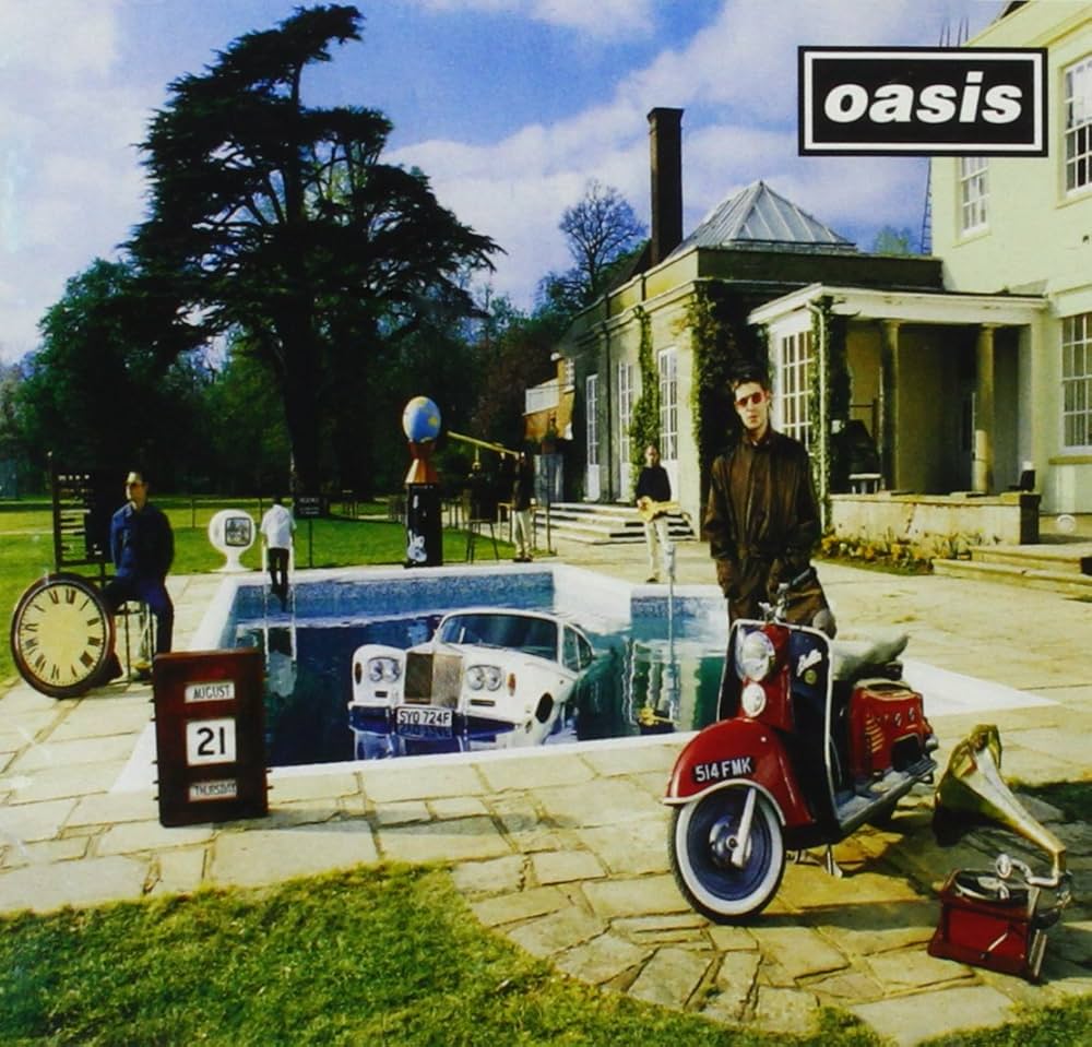 Portada de Be Here Now de Oasis